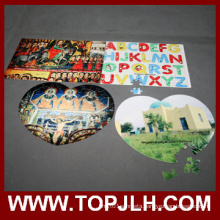 Round / Rectangle/ Heart Customized Sublimation Paper Puzzle